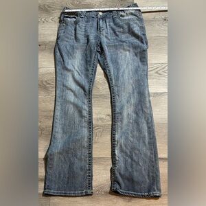 Twenty One Black by RUE 21 Women’s 11/12 Curvy Slim Bootcut Denim Jeans